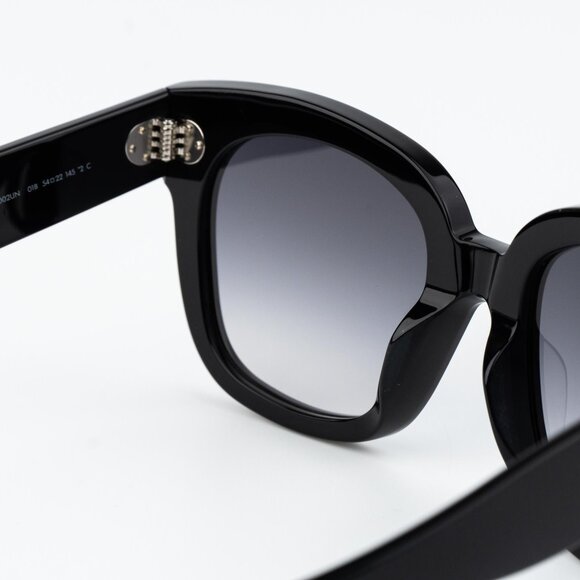 Celine 3 DOTS Women Sunglasses Black Grey Gradient Cl4002UN 01B NEW AUTHENTIC - Picture 7 of 13